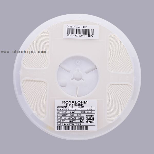 Picture of 0805W8F750JT5E