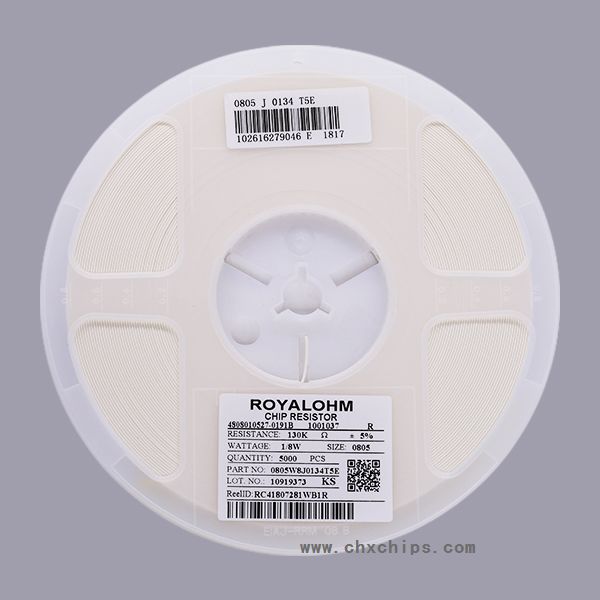 Picture of 0805W8J0134T5E