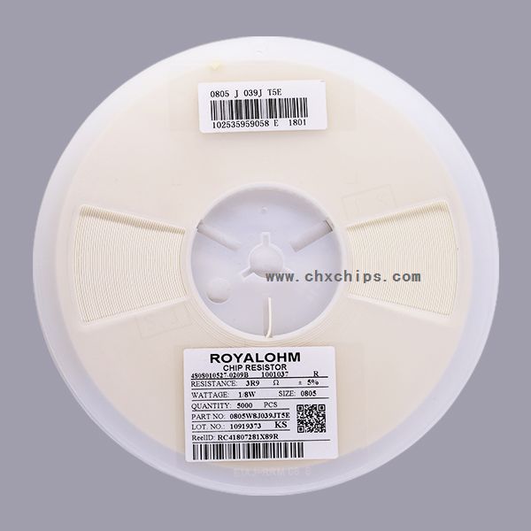 Picture of 0805W8J039JT5E